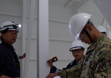 NAVSUP FLC Yokosuka Site Diego Garcia and NSF DG Port Operations Joint Inspection of Fuel Oil Barge YON 307