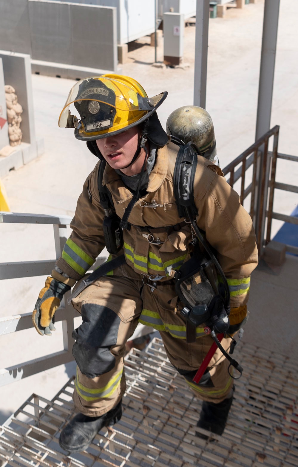 The 332d Air Expeditionary Wing Holds 24 Hour Stair Climb for Patriot Day Commemoration