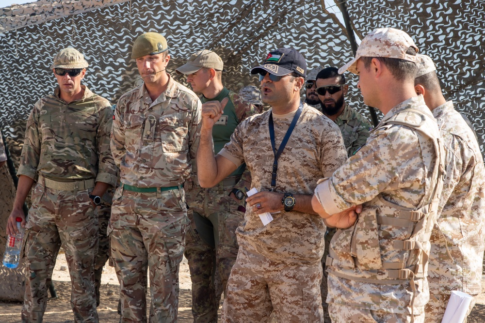 Partner Nations Conduct Mission Planning during Eager Lion 2022