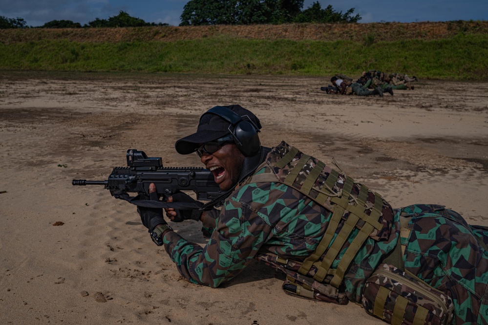 Combat Marksmanship training Cote d’Ivoire JCET 2022