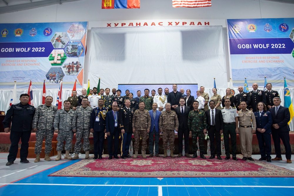 Exercise Gobi Wolf 2022 concludes with closing ceremony