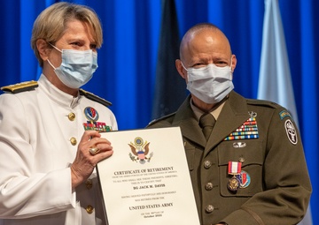 BG Jack Davis, USA Retires from Army and Director of WRNMMC