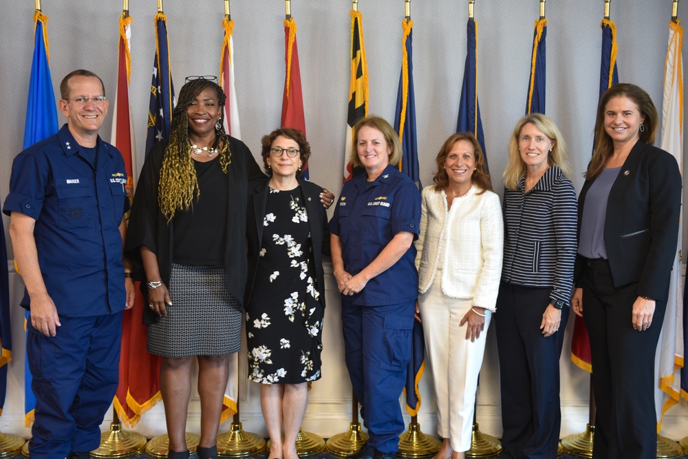 Leadership panel at USCG Base Boston