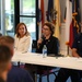 Leadership panel at USCG Base Boston