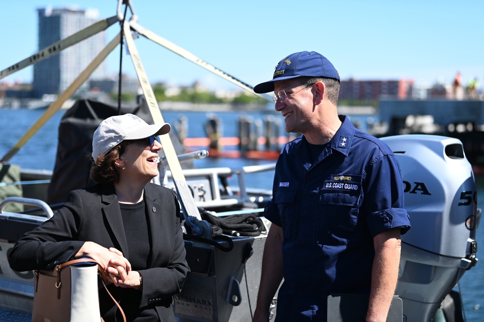 Leadership panel at USCG Base Boston