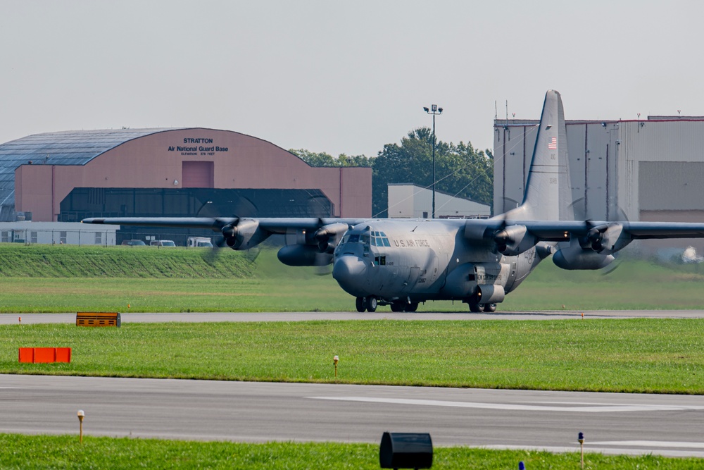 109th Airlift Wing conducts it's first ever Elephant Walk