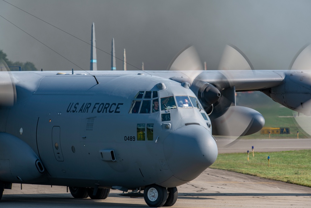 109th Airlift Wing conducts its first ever Elephant Walk