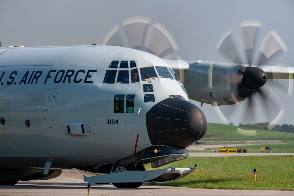 109th Airlift Wing conducts its first ever Elephant Walk