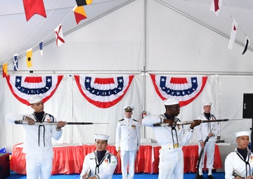 Drill team inner harbor performance at Maryland Fleet Week