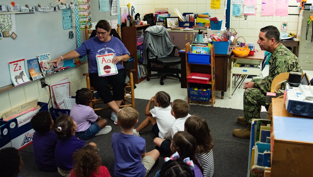 NAVSTA Mayport CO Visits Anchor Academy