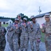 U.S. Army Central coin presented at local game