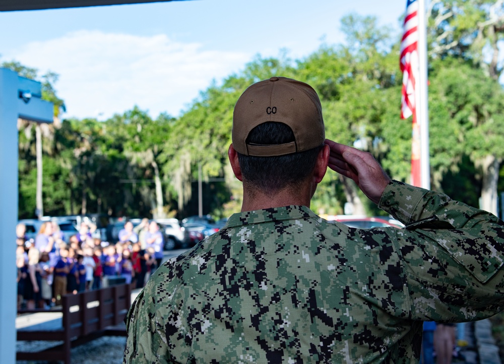 NAVSTA Mayport CO Visits Anchor Academy