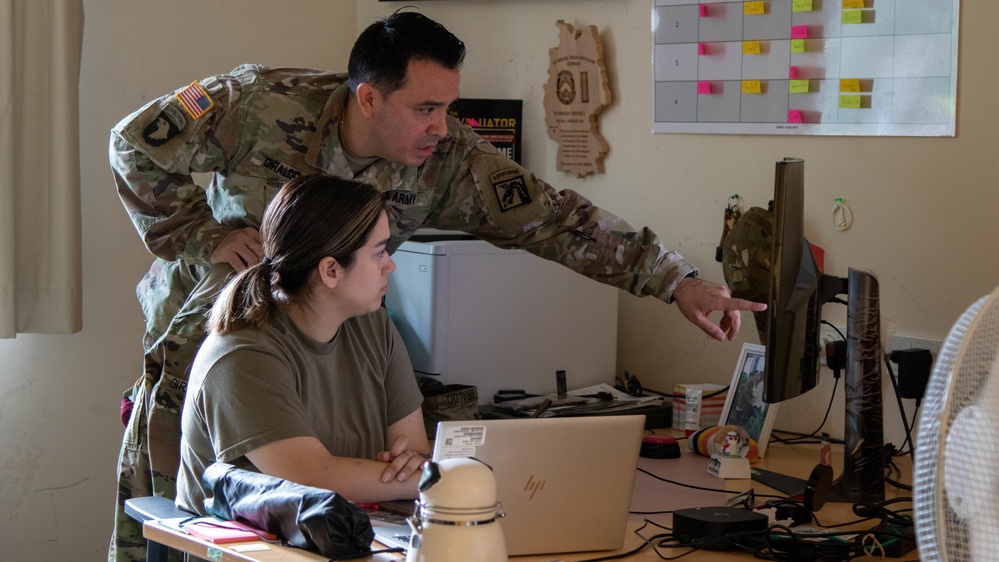 Father promotes daughter while deployed