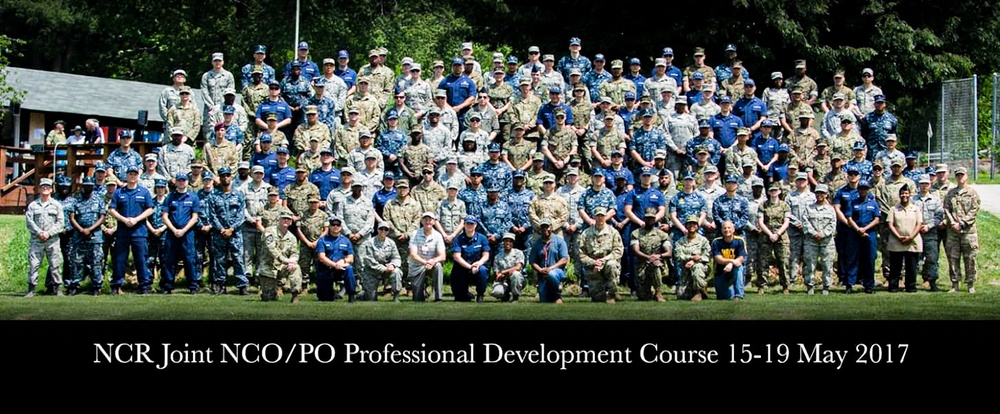 NCR Joint NCO/PO Professional Development Course Students Volunteer at AFRH