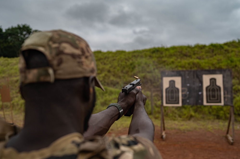 Combat Marksmanship training Cote d’Ivoire JCET 2022
