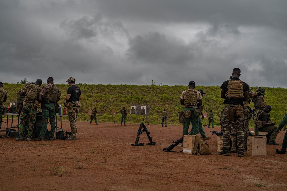 Combat Marksmanship training Cote d’Ivoire JCET 2022
