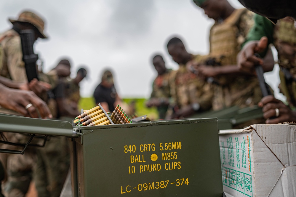 Combat Marksmanship training Cote d’Ivoire JCET 2022