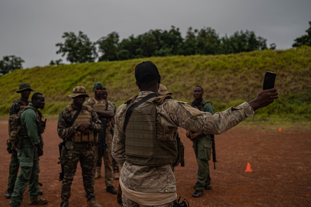 Combat Marksmanship training Cote d’Ivoire JCET 2022