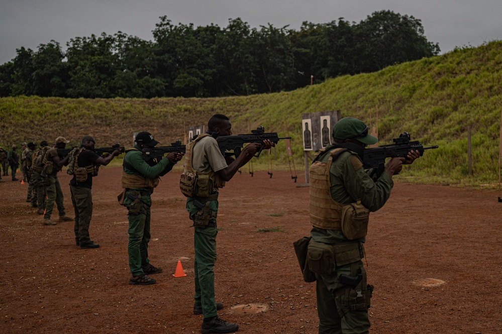 Combat Marksmanship training Cote d’Ivoire JCET 2022