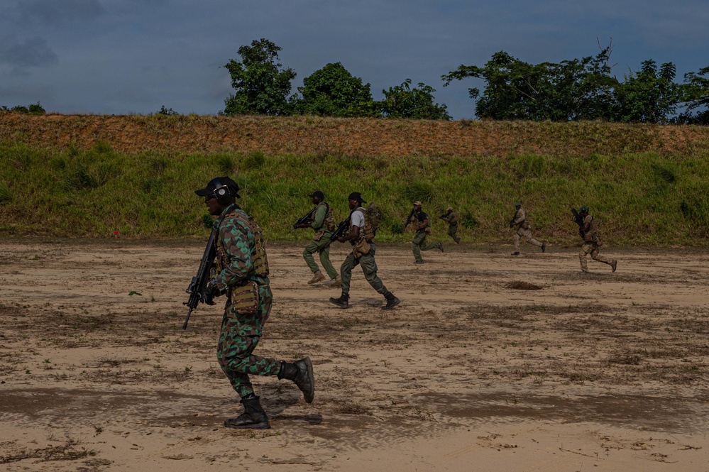 Combat Marksmanship training Cote d’Ivoire JCET 2022
