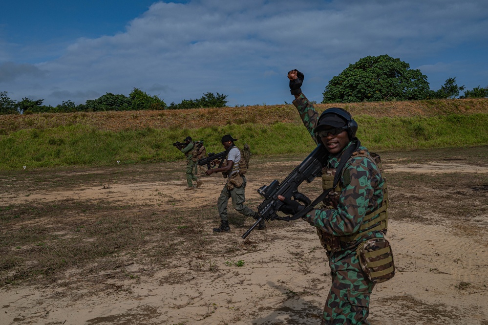 Combat Marksmanship training Cote d’Ivoire JCET 2022