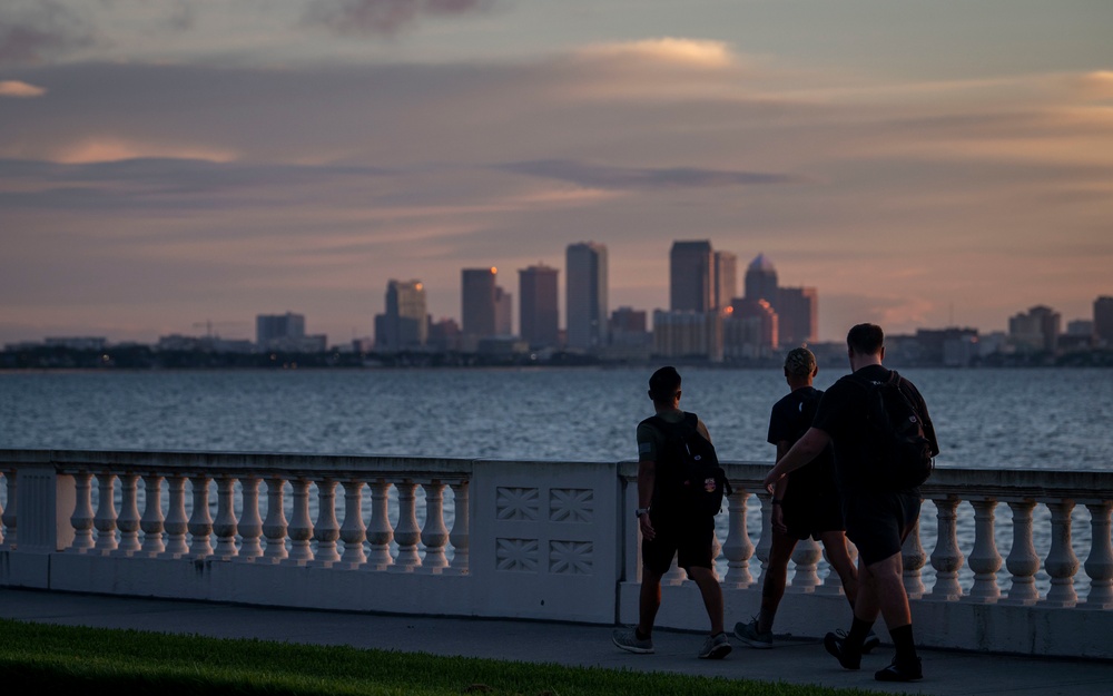 MacDill's flying squadrons honor 9/11 victims during ruck march