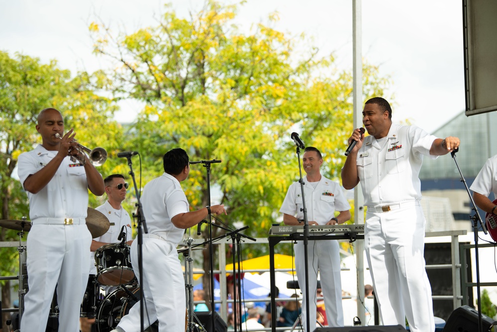 US Navy Band Cruisers perform at Baltimore Fleet Week 2022