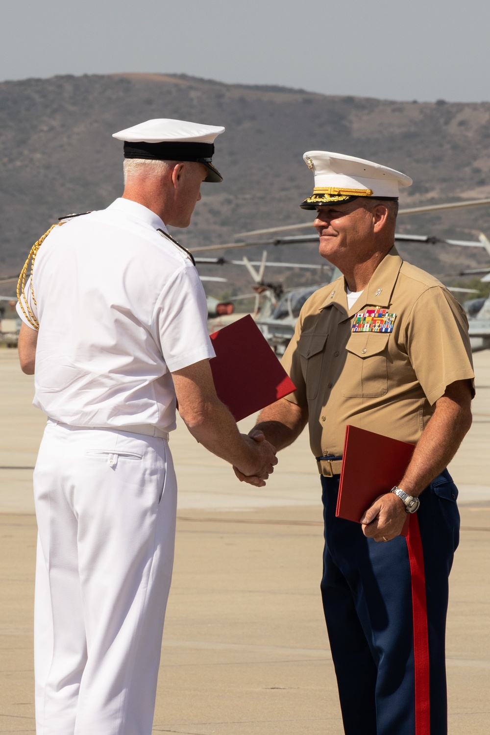 Col. Clark says his goodbyes during retirement ceremony