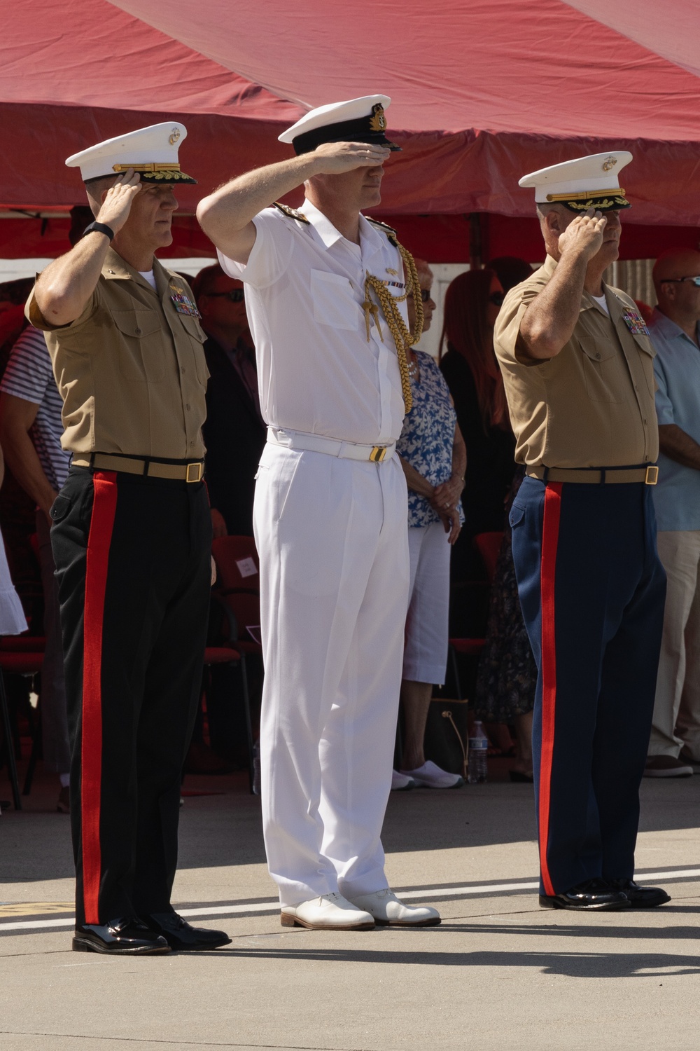 Col. Clark says his goodbyes during retirement ceremony