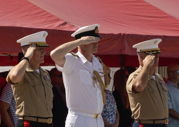 Col. Clark says his goodbyes during retirement ceremony