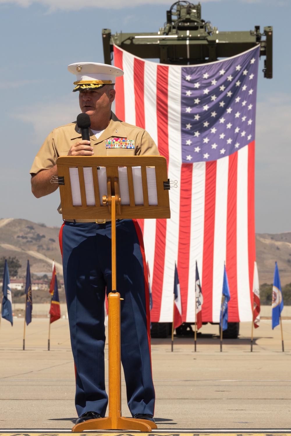 Col. Clark says his goodbyes during retirement ceremony