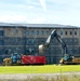 Final exterior grading takes place at fiscal year 2020-funded barracks project at Fort McCoy