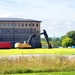 Final exterior grading takes place at fiscal year 2020-funded barracks project at Fort McCoy