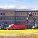 Final exterior grading takes place at fiscal year 2020-funded barracks project at Fort McCoy