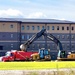 Final exterior grading takes place at fiscal year 2020-funded barracks project at Fort McCoy