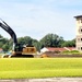 Final exterior grading takes place at fiscal year 2020-funded barracks project at Fort McCoy