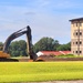 Final exterior grading takes place at fiscal year 2020-funded barracks project at Fort McCoy