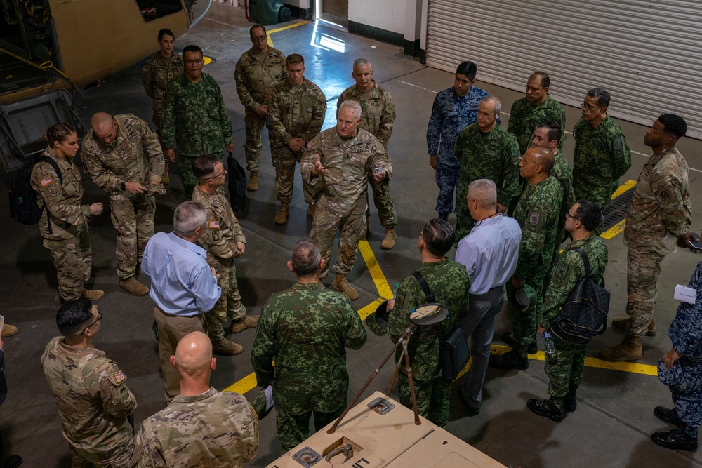 Fifth Army Inter-American Relations Program tours Fort Eustis, Virginia