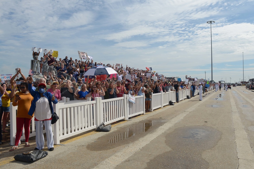 USS Harry S. Truman (CVN 75) returns from deployment