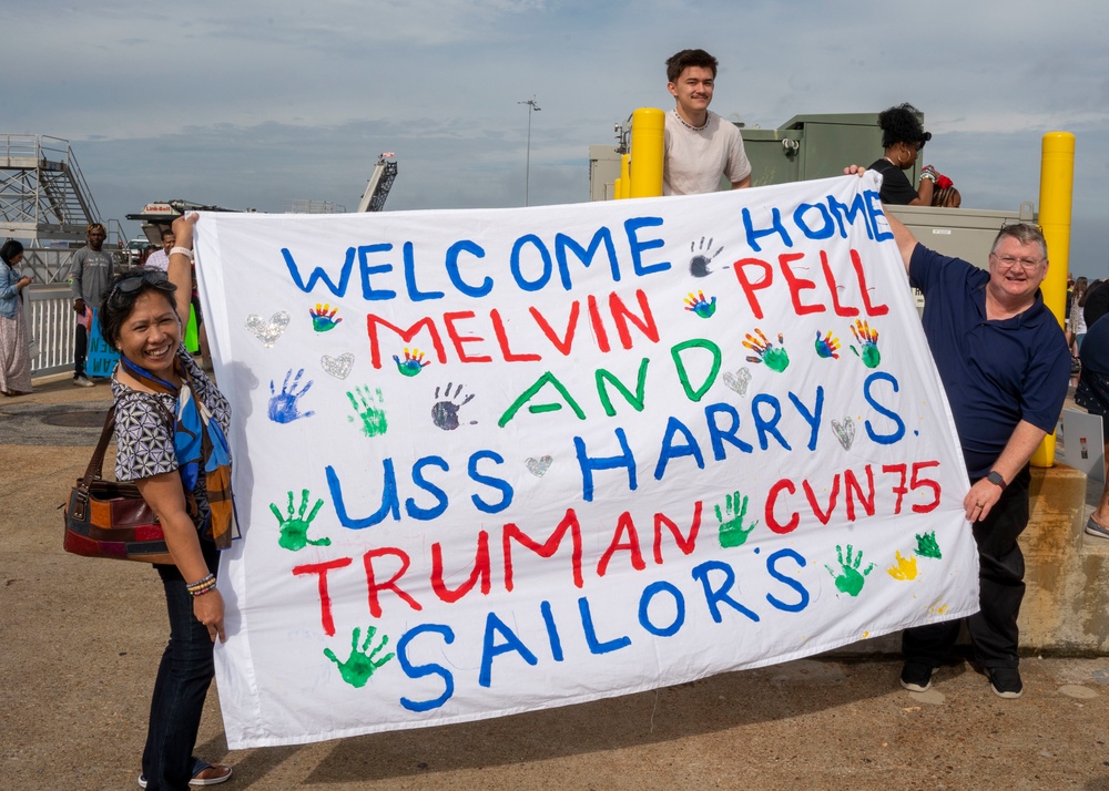 USS Harry S. Truman (CVN 75) returns from deployment