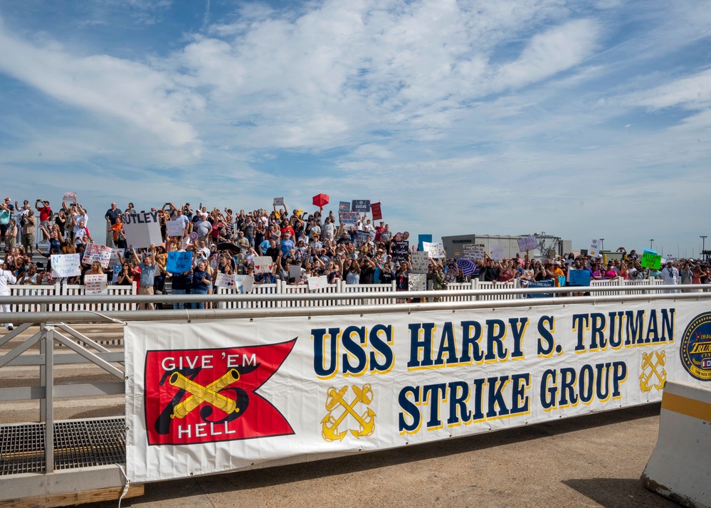 USS Harry S. Truman (CVN 75) returns from deployment