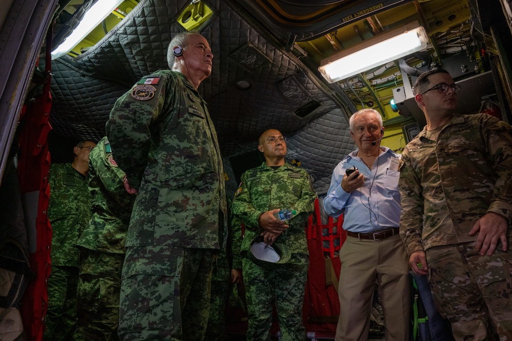 Fifth Army Inter-American Relations Program tours Fort Eustis, Virginia