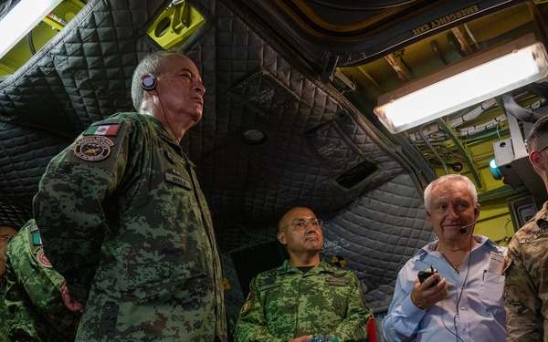 Fifth Army Inter-American Relations Program tours Fort Eustis, Virginia