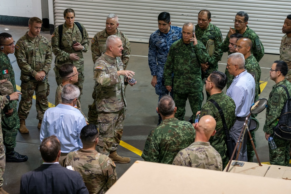 Fifth Army Inter-American Relations Program tours Fort Eustis, Virginia