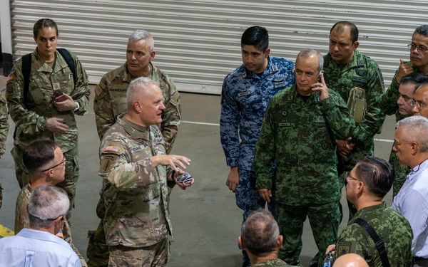 Fifth Army Inter-American Relations Program tours Fort Eustis, Virginia