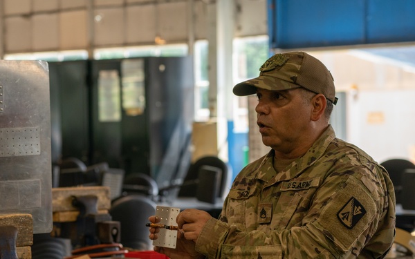 Fifth Army Inter-American Relations Program tours Fort Eustis, Virginia