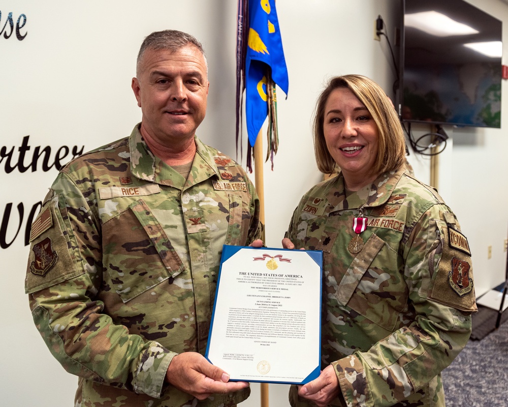 Lt. Col. Bridget Zorn assumes command of the 264th Combat Communications Squadron Sept. 11, 2022