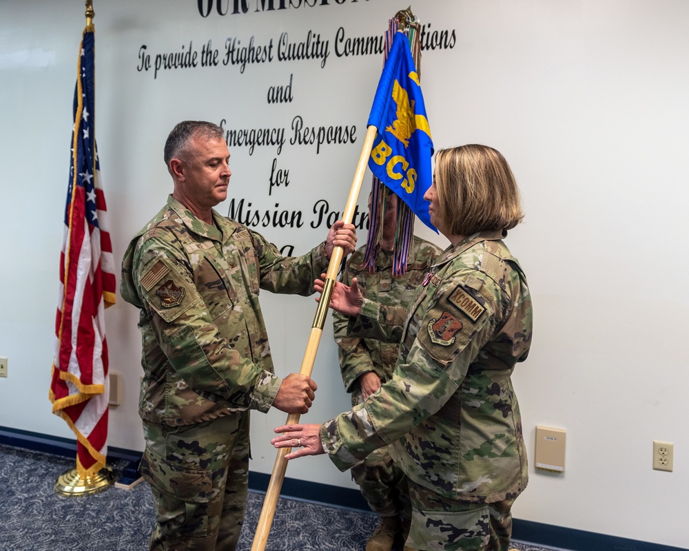 Lt. Col. Bridget Zorn assumes command of the 264th Combat Communications Squadron Sept. 11, 2022