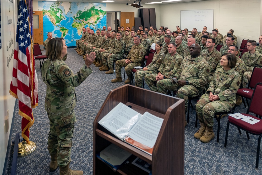 Lt. Col. Bridget Zorn assumes command of the 264th Combat Communications Squadron Sept. 11, 2022