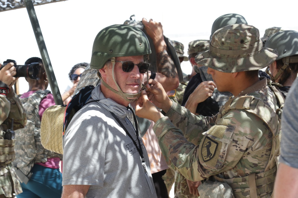 Distinguished visitors experience Army training during Immersion Box Tour